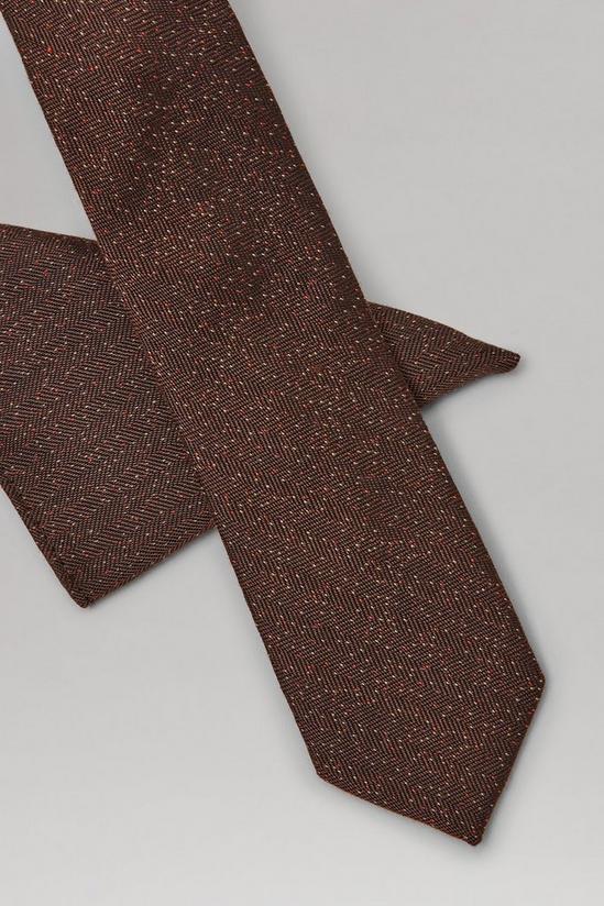 Burton Brown Mini Spot Tie And Pocket Square Set 2