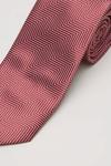 Burton Pink Herringbone Jacquard Wide Tie thumbnail 2