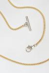 Burton Gold Necklace With Silver Bar thumbnail 2