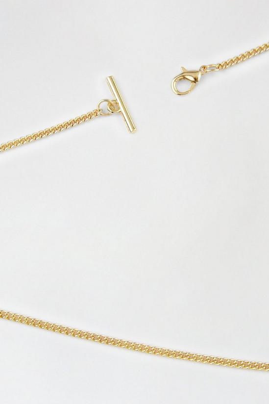 Burton Gold Necklace With Bar 2