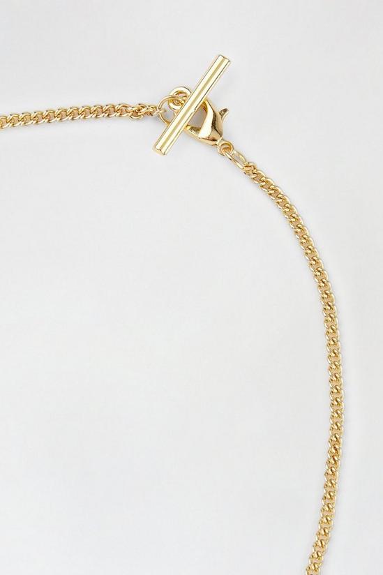 Burton Gold Necklace With Bar 3