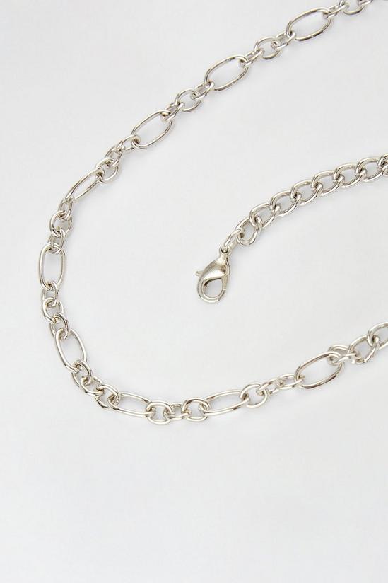 Burton Silver Chunky Chain Necklace 2