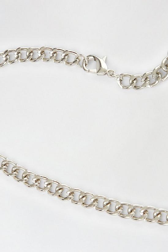 Burton Silver Slim Chain Necklace 3