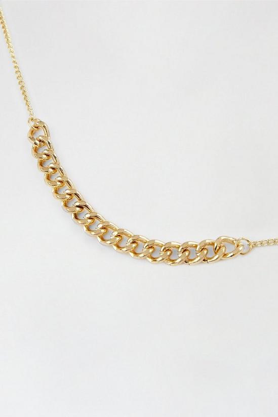 Burton Gold Slim Chain Necklace 3