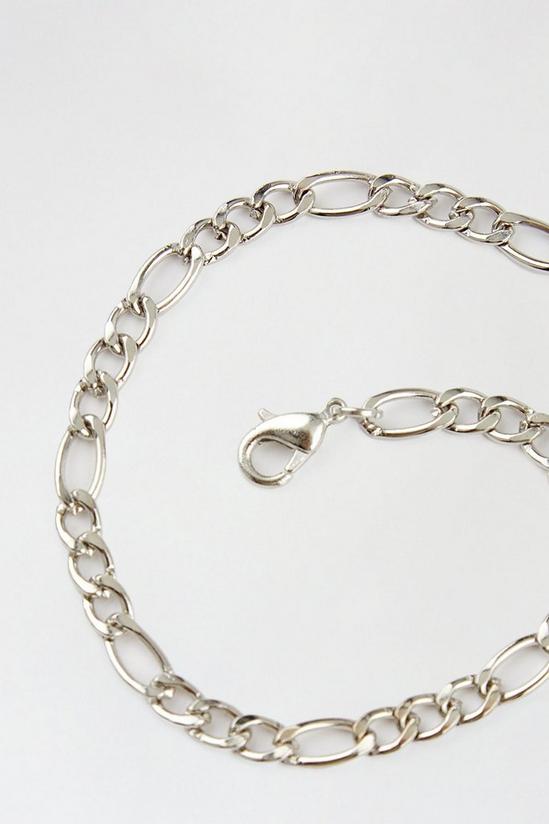Burton Silver Mini Chain Bracelet 2