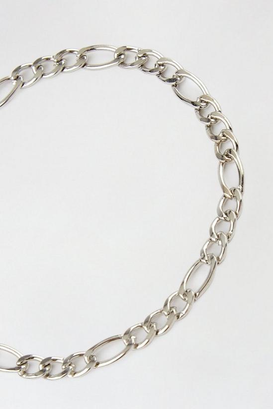 Burton Silver Mini Chain Bracelet 3