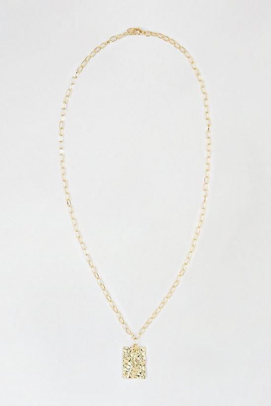 Burton Gold Necklace With Pendant 1