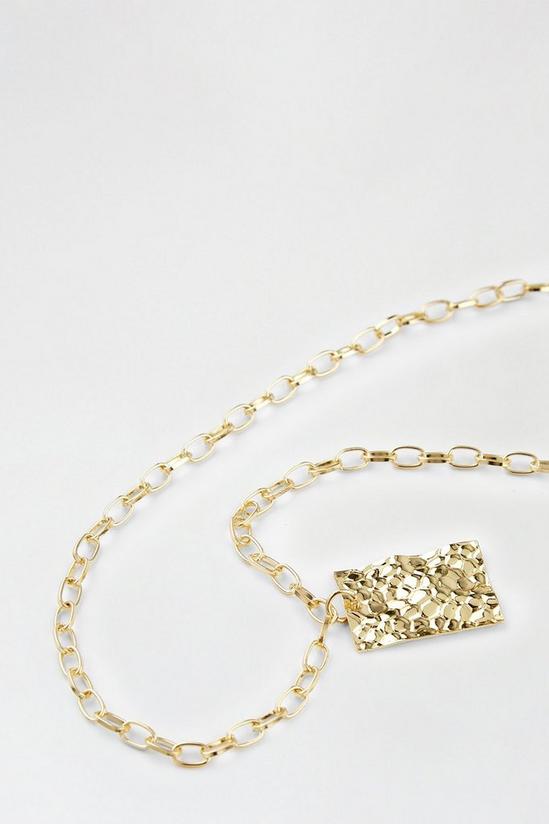 Burton Gold Necklace With Pendant 2