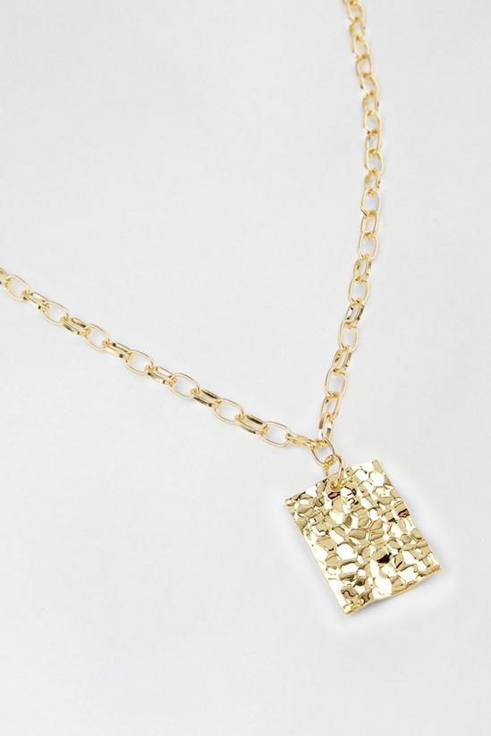 Burton Gold Necklace With Pendant 3