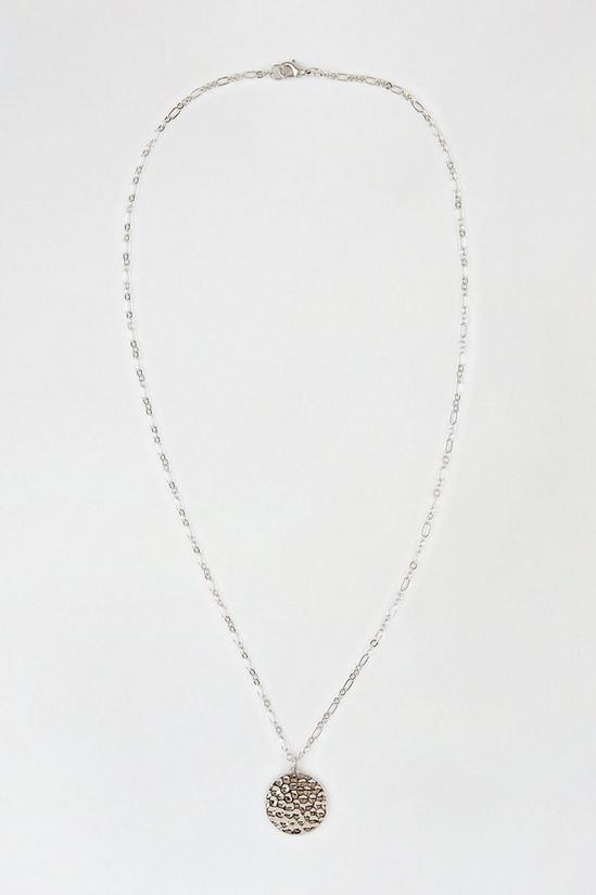 Burton Silver Chain Necklace With Pendant 1