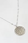 Burton Silver Chain Necklace With Pendant thumbnail 3