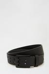 Burton Leather Black Double Prong Belt thumbnail 1