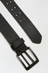Burton Leather Black Double Prong Belt thumbnail 3