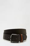 Burton Leather Brown Double Contrast Keeper Belt thumbnail 1