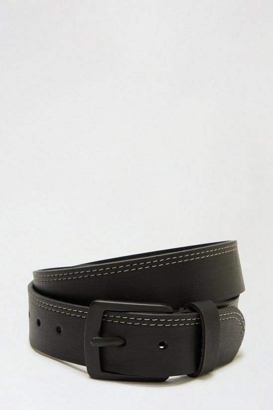 Burton Black Stitch Detail Belt 1