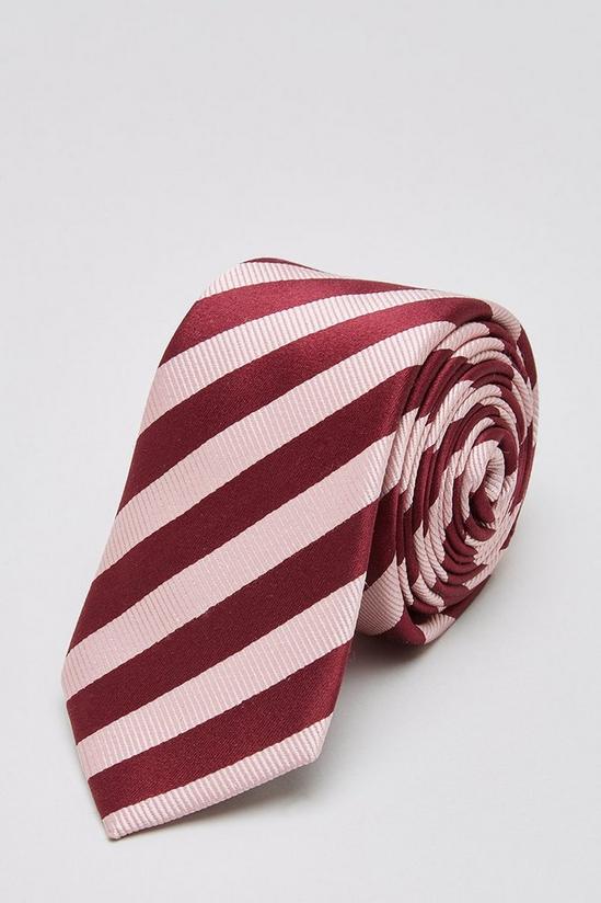 Burton Ben Sherman Pink Stripe Tie 1