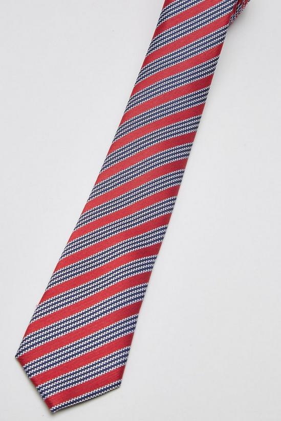 Burton Ben Sherman Red House Stripe Tie 2