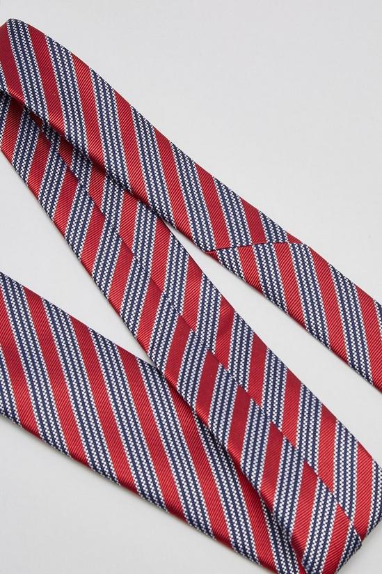 Burton Ben Sherman Red House Stripe Tie 3