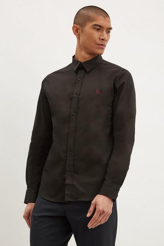 Burton Long Sleeve Embroidered Twill Shirt 1