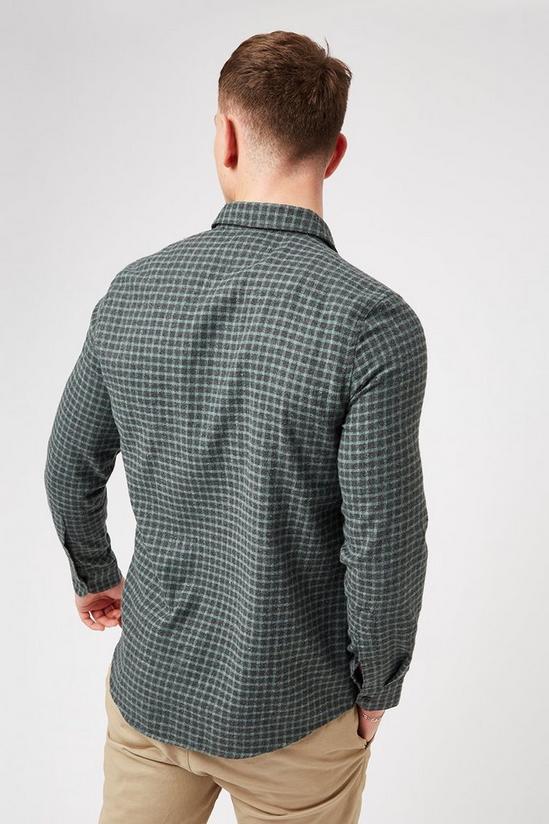 Burton Grey Small Scale Check Shirt 3