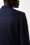 Burton Slim Fit Blue Check Suit Jacket thumbnail 6
