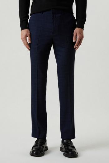 Related Product Slim Fit Navy Tonal Grindle Suit Trousers