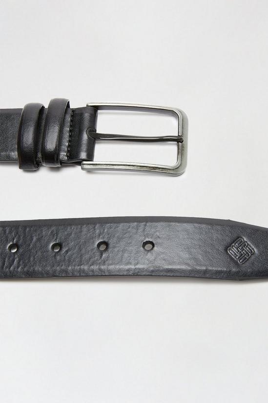 Burton Black Leather look Belt 2