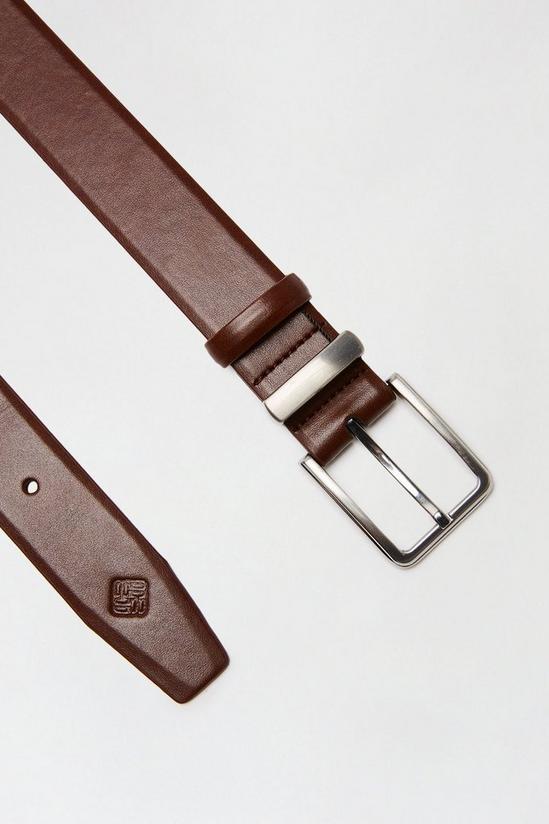Burton Dark Brown Leather Belt 3