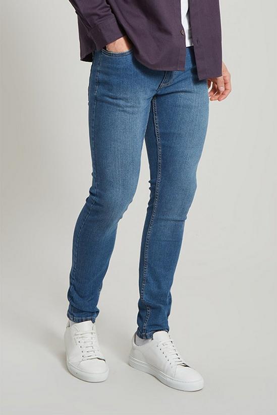 Burton Super Skinny Mid Blue Jeans 1