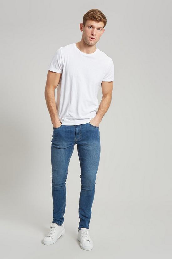 Burton Super Skinny Mid Blue Jeans 2
