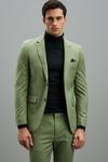 Burton Skinny Fit Green Suit Jacket thumbnail 2