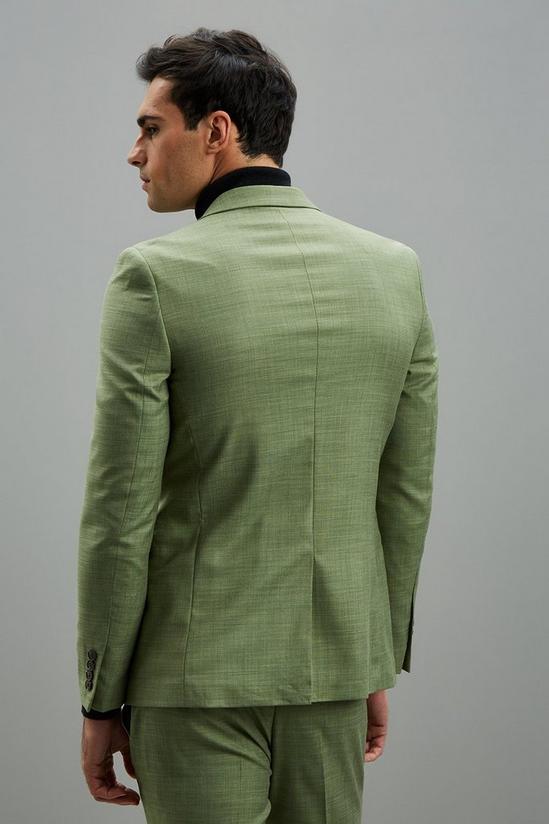 Burton Skinny Fit Green Suit Jacket 3