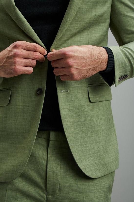 Burton Skinny Fit Green Suit Jacket 6