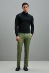 Burton Skinny Fit Green Sharkskin Suit Trousers thumbnail 1