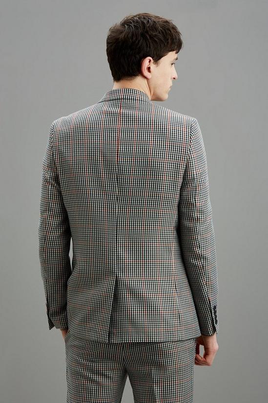 Burton Skinny Fit Multi House Check Suit Jacket 6
