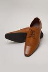 Burton Tan Leather Look Brogue Shoes thumbnail 3