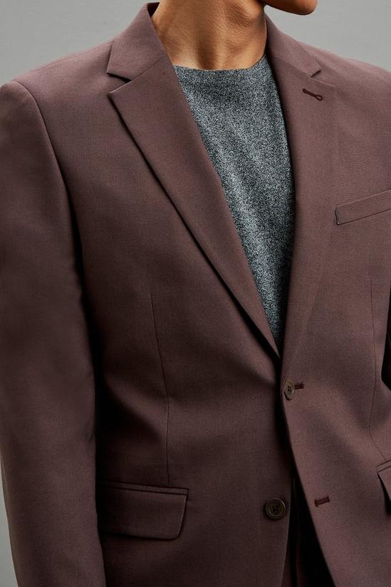 Burton Slim Fit Brown Suit Jacket 6