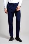 Burton Slim Fit Navy Stretch Tuxedo Suit Trousers thumbnail 1
