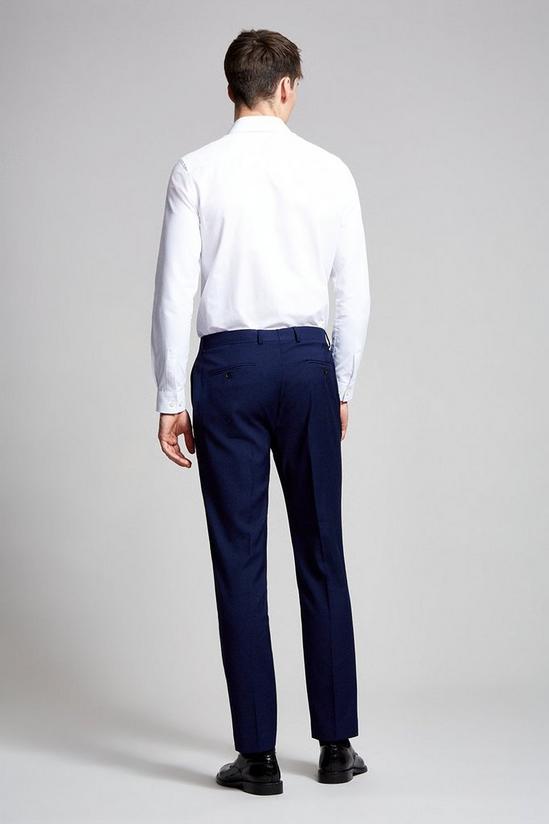 Burton Slim Fit Navy Stretch Tuxedo Suit Trousers 3