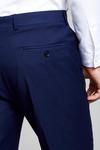 Burton Slim Fit Navy Stretch Tuxedo Suit Trousers thumbnail 4