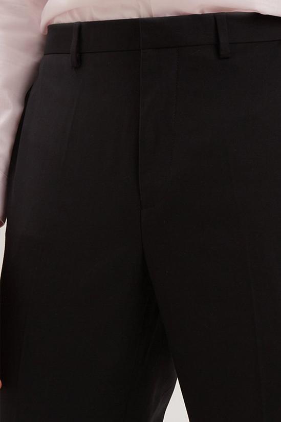 Burton Skinny Fit Black Stretch Tuxedo Suit trousers 6