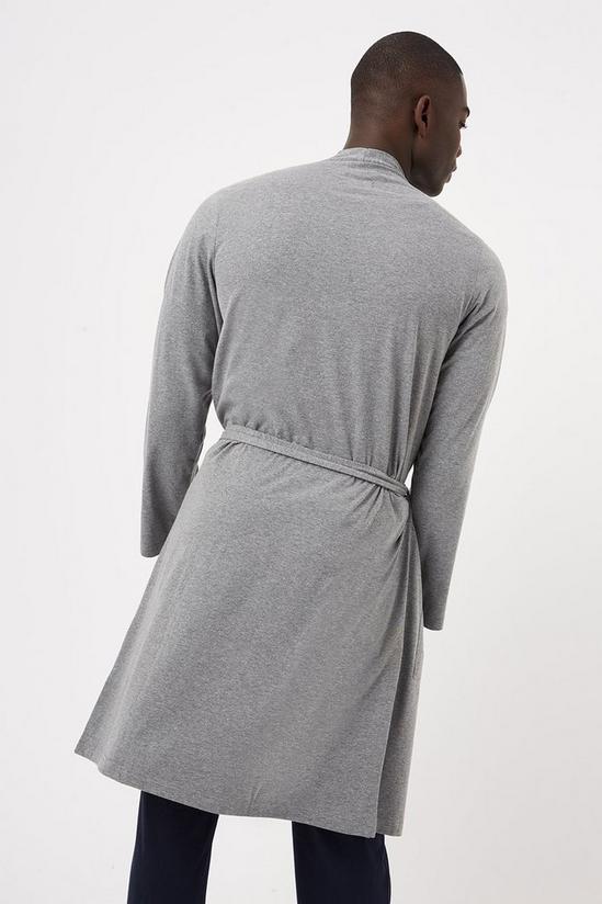 Burton Men's Jersey Dressing Gown Grey 3