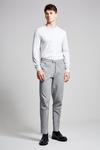 Burton Slim Fit Grey Dogtooth Smart Trousers thumbnail 2
