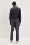 Burton Slim Fit Blue Texture Smart Trousers thumbnail 3