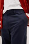 Burton Skinny Fit Navy Check Smart Trousers thumbnail 4