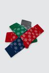 Burton 5 Pack Socks With All Over Snowflake Prints thumbnail 3