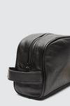 Burton Black Leather Wash Bag thumbnail 3