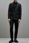 Burton 1904 Slim Fit Black Shawl Premium Tux Suit Jacket thumbnail 1