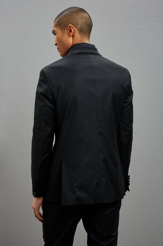 Burton 1904 Slim Fit Black Shawl Premium Tux Suit Jacket 3