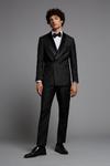 Burton 1904 Tailored Fit Black Shawl Premium Tux Suit Jacket thumbnail 1